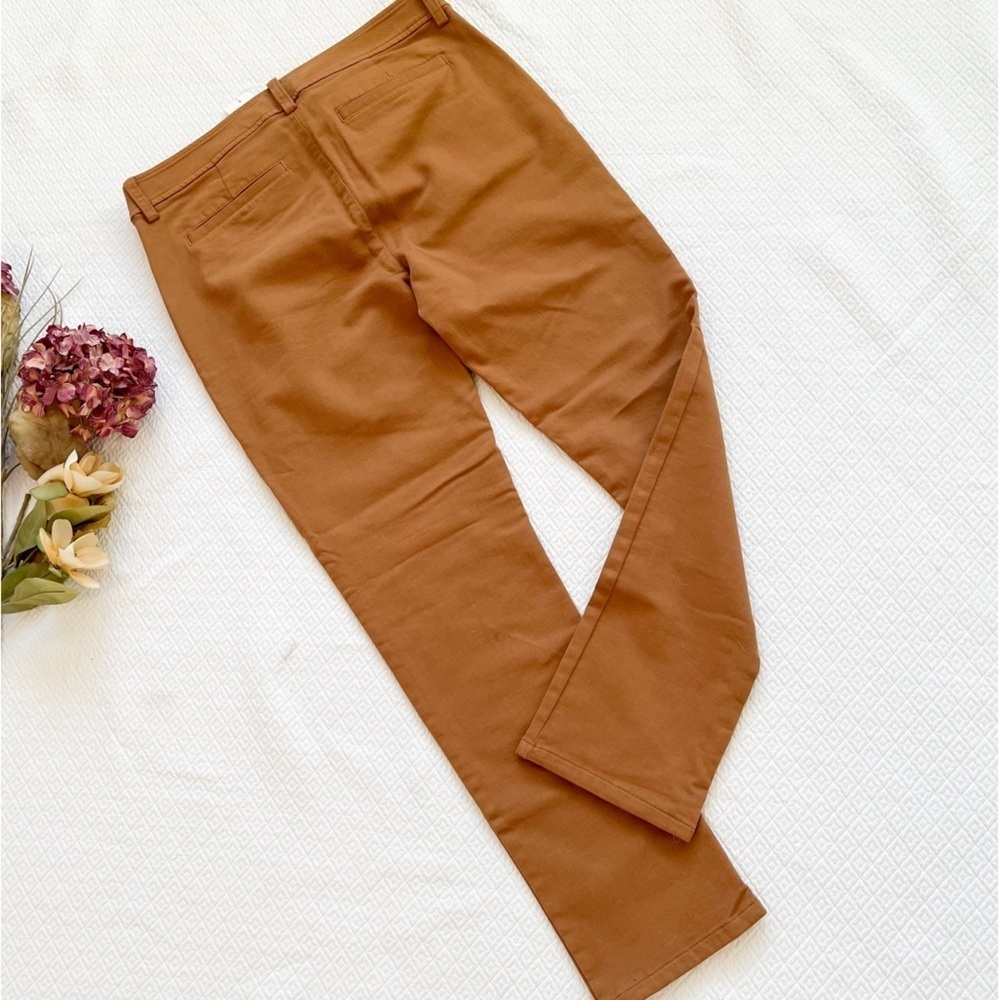 NWT Eileen Fisher Organic Cozy Stretch Slim Pants Dark Clay Size 4 - Picture 5 of 11